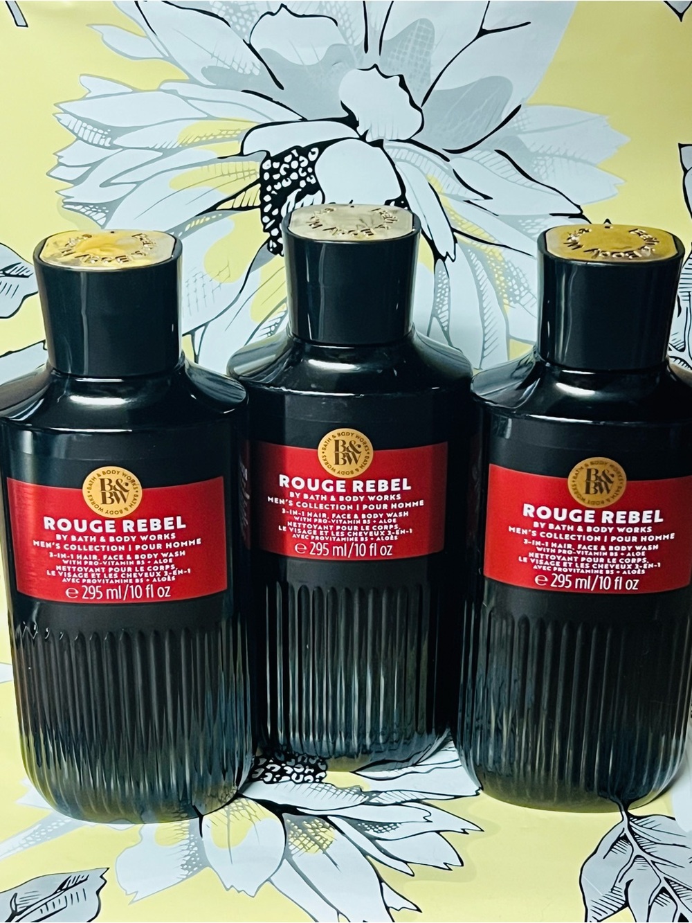 3 Bath & Body Works Rouge Rebel Body Wash -
